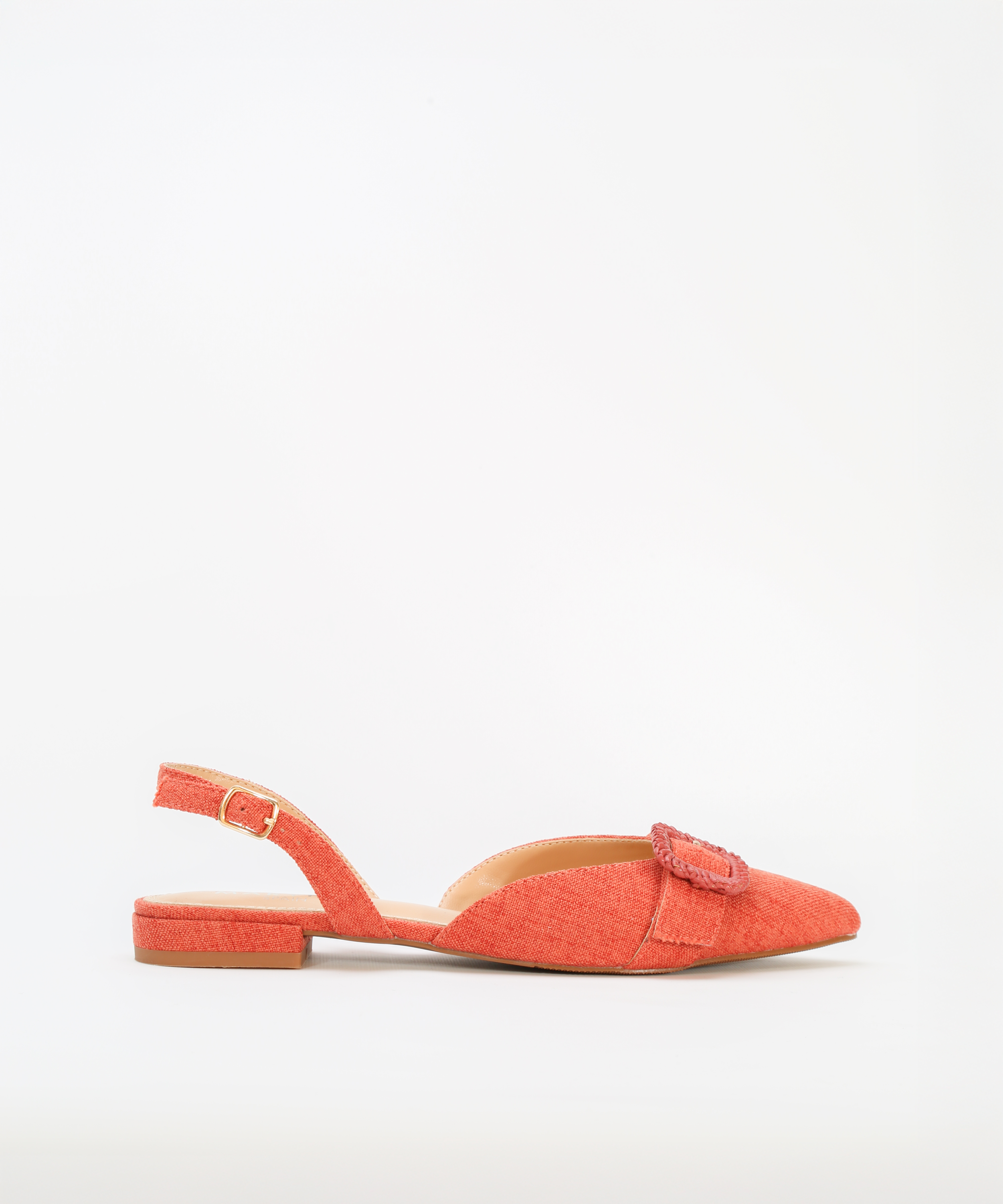 Zapato destalonado hebilla